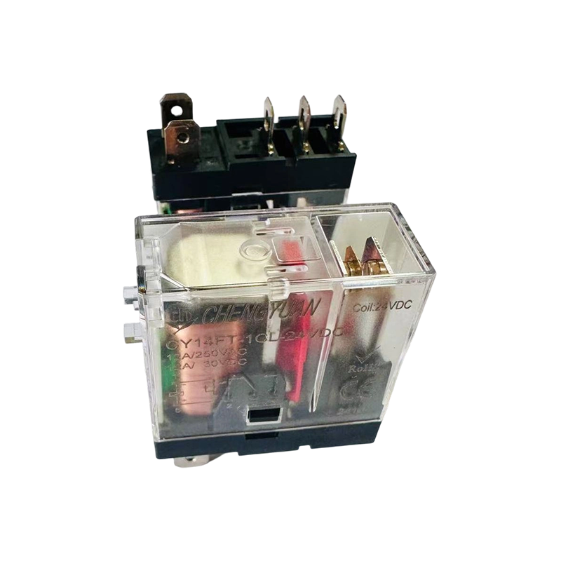 CY14FT-2CL Relay,DPDT Relay,14F wide foot relay,8A 5PIN Power Relay.