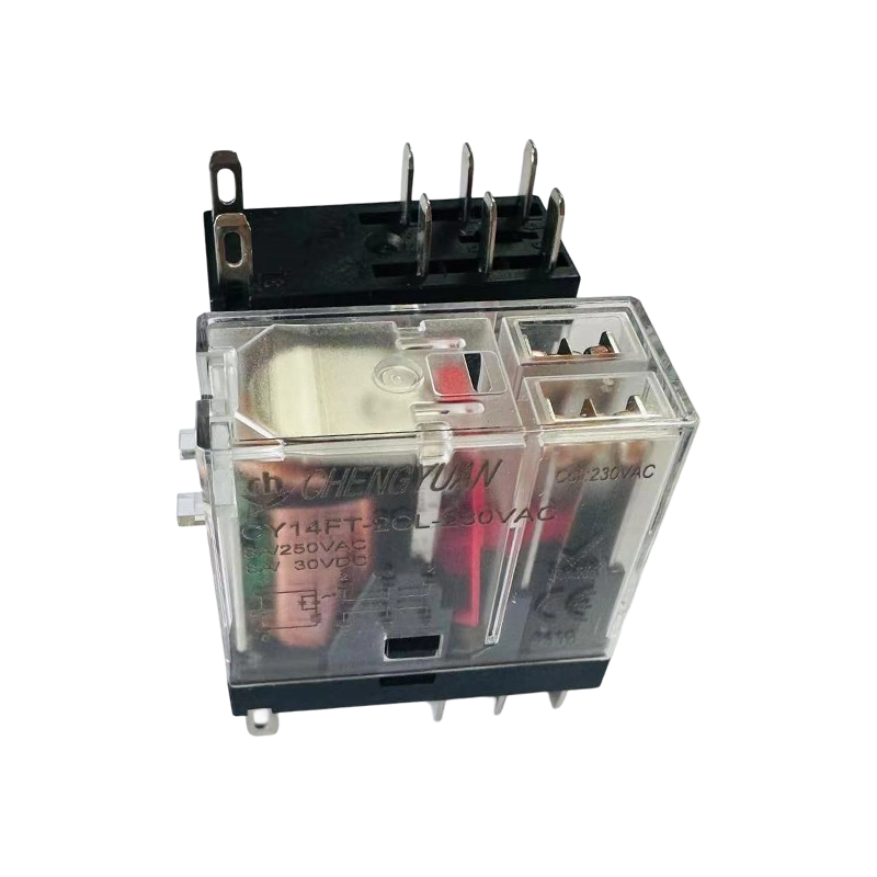 CY14FT-2CL Relay,DPDT Relay,14F wide foot relay,8A 5PIN Power Relay.